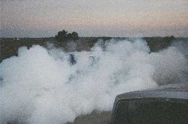 1988 Ford Crown Victoria - Burnout - If ya look hard in this one you can see the top of t he Vic.