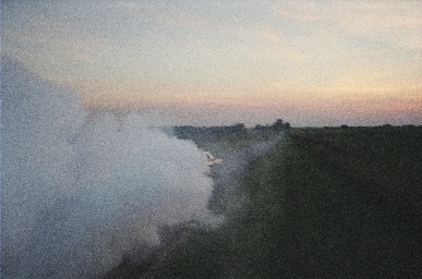 1988 Ford Crown Victoria - Burnout - Nice puff of smoke as I let off the brakes and pull away.