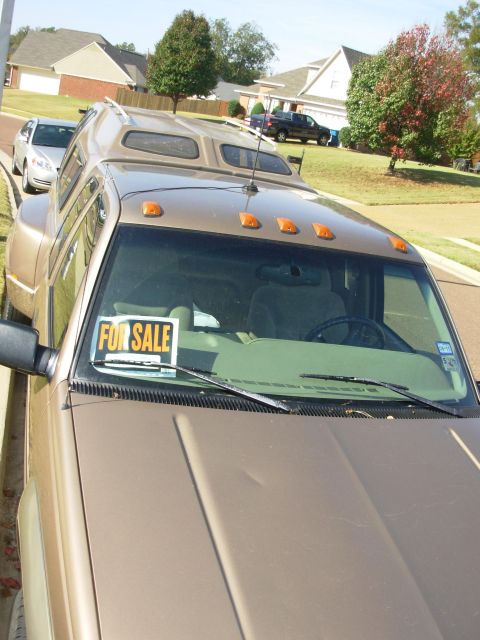 1997 Chevrolet Silverado 3500 - Hood dents & camper windows damaged by trees from hurricane Rita. Dents have been repaired & window crack sealed with E6000. SOLD 1997 Chev…