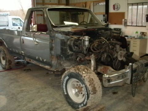1995 Ford F-150 - THE DONOR. FRAME, AXLES, TRANS, TRANSFER.