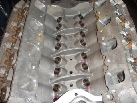 1972 Ford Ranchero - A3 SVO heads on Alan Root Industries alloy Windsor based block with sleeved bores for Jessel keyway roller lifters