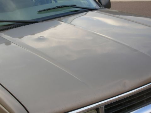 1997 Chevrolet Silverado 3500 - After a trip to the dent doctor, the rearmost dent isn't nearly as bad. The middle one is all but gone, and the front one will probably be…