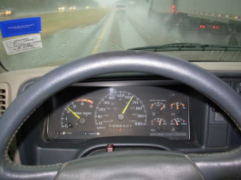 1997 Chevrolet Silverado 3500 - Cruising at this speed, it's barely louder than a gas engine. It doesn't smoke, shake, rattle, squeak, leak, pull, drift, or smell like die…