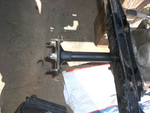 1981 Honda 250 R - rear left complete