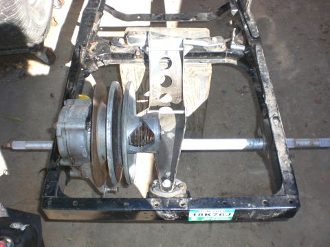1981 Honda 250 R - trans, axle and bearing carrier installed