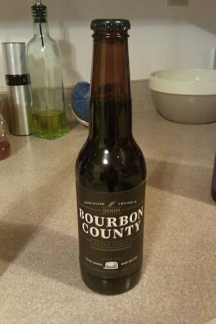 Dark Porter with bourbon added. Very, very stout