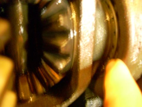 1996 Ford F-150 - Differential gears are visible within the housing, likely part of an axle assembly.