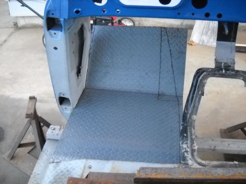 1954 Ford F-100 - 11-07-2010: Today I had a couple hours to kill so I decided to do a little work on the 54 cab. I pulled out the templates I made for the fl…