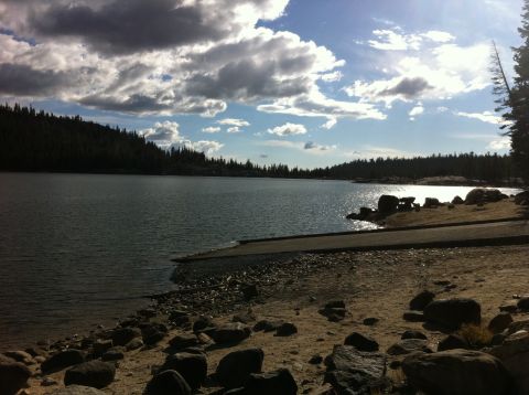 1989 Ford Bronco - Alpine lake off hwy 4.