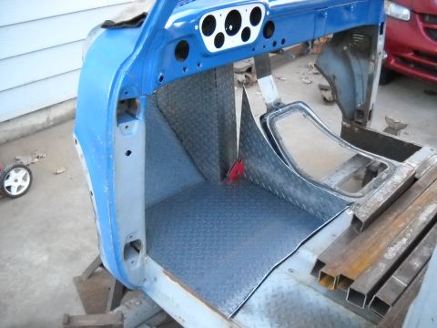 1954 Ford F-100 - 11-08-2010: Today I did a little more test fitting on the main floor pan. Then I did a little more trimming. Next I pulled out more of the…