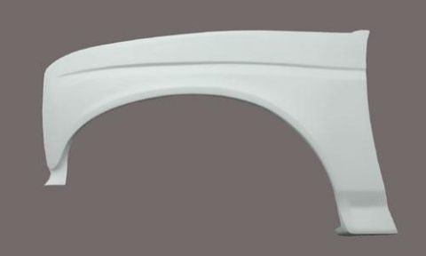 1986 Ford Bronco - A white fender, likely for a truck or SUV, is shown against a neutral background.