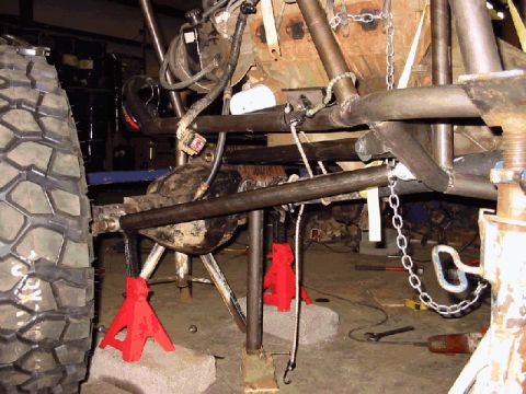 1994 Ford Bronco - front linkages