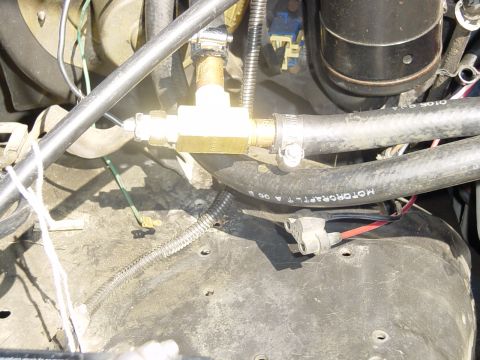 1987 Ford Bronco - my temp semder for the mechanical gauge
