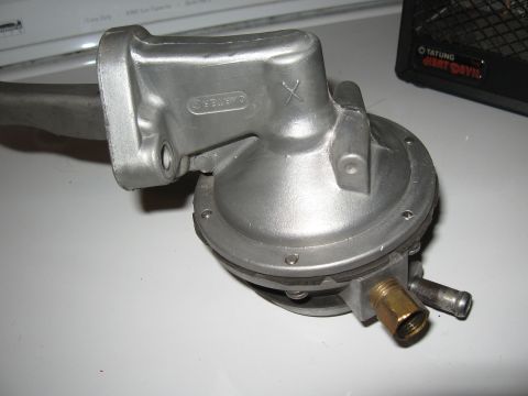 1968 Shelby GT500 - Close-up of a Carter fuel pump, likely for an older vehicle.