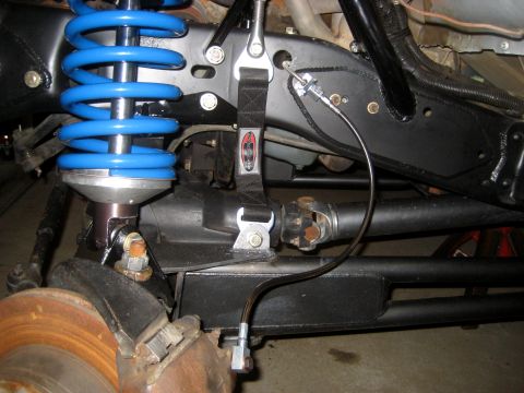 1996 Ford Bronco - This image shows the suspension and brake system of a vehicle, not the entire vehicle.