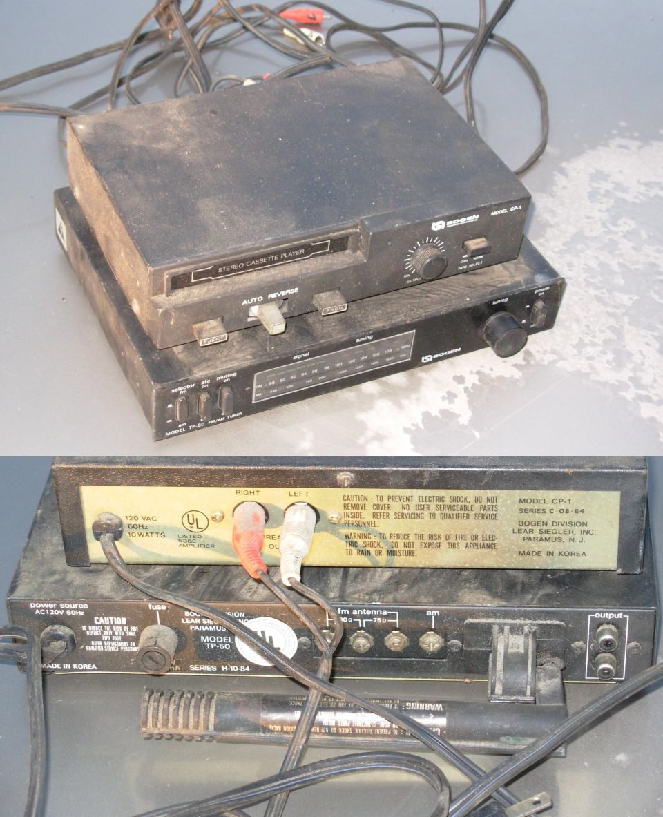 Bogen tuner & cassette