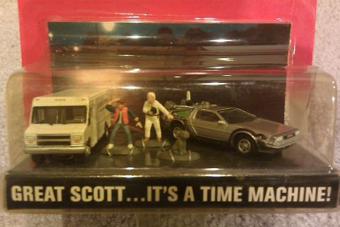 2010 Mitsubishi Outlander - This toy set depicts characters and vehicles from the movie Back to the Future.