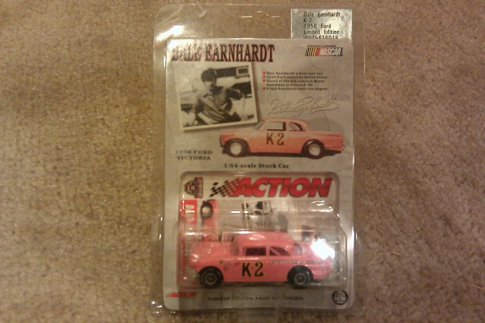 Dale Earnhardt K-2 1956 Ford Victoria 1:64 scale stock car model in packaging