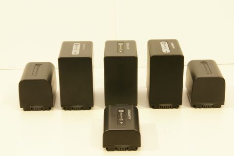 1993 Ford Taurus - Collection of ActiFORCE camera batteries shown on a plain background.