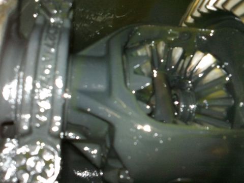 1998 Ford Crown Victoria - Detail of differential gears, possibly from a Ford Crown Victoria, with some visible markings.