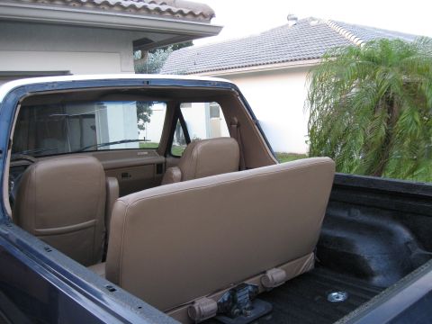 1989 Ford Bronco - Hurculiner DIY bedliner.
