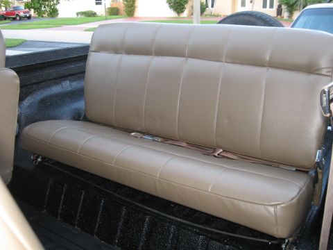 1989 Ford Bronco - Newly reupholstered seats installed.