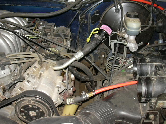 This is how I connected it to the compressor.