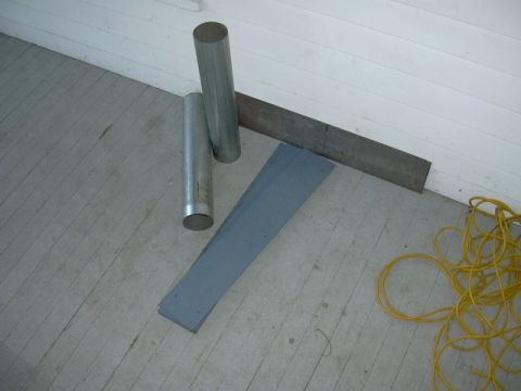 1991 Ford Bronco - I will use 4" conduit for my air tank. 2 pieces @ 24" will give me 2.5 gallons.
