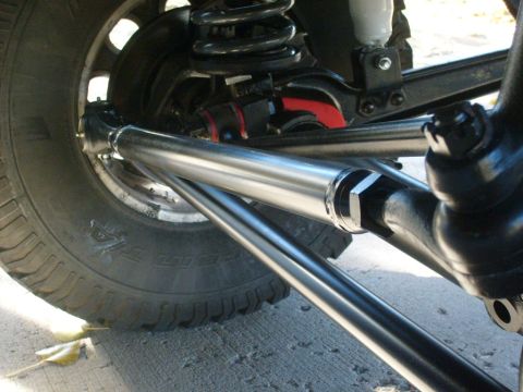 1986 Ford Bronco - This image shows the suspension and steering components of a vehicle, not a specific model year.