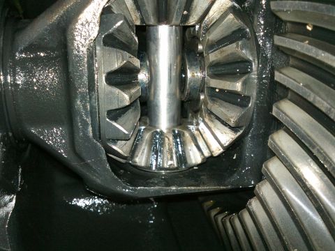 1998 Ford Crown Victoria - Close-up of differential gears, showing the intricate meshing of the components.