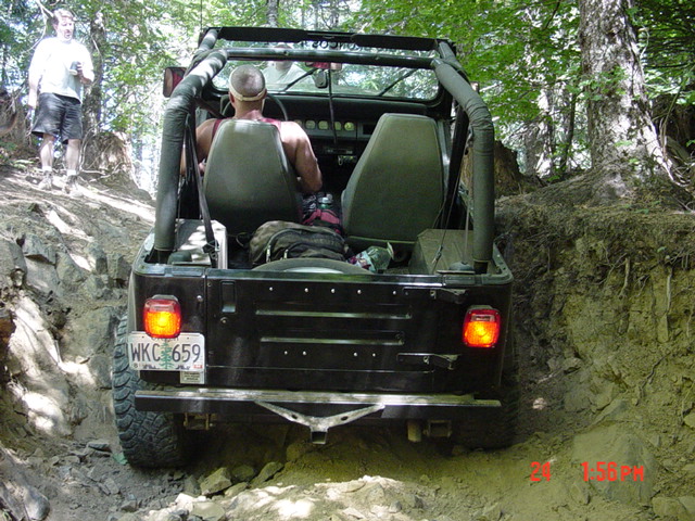 Very impressed with the Jeep making it this far without any lockers...