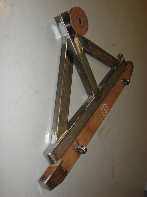1993 Jeep Wrangler - Custom metal bracket with a flange, likely for automotive use.