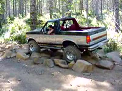 1995 Jeep Wrangler - Tim climbin' rock on Firebreak 5