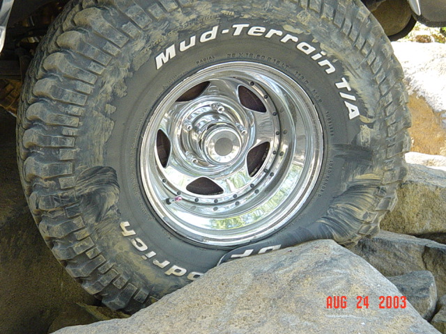 Look at this tire fold...