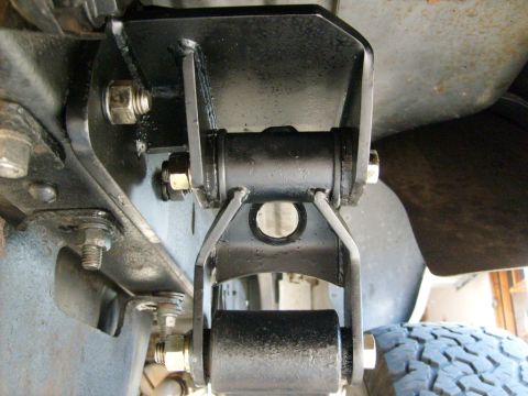 1986 Ford Bronco - This photo shows a vehicle's suspension component, not a full vehicle.