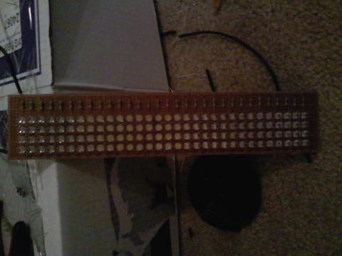 1990 Ford Bronco - Circuit board for an LED light bar, showing rows of small LEDs.