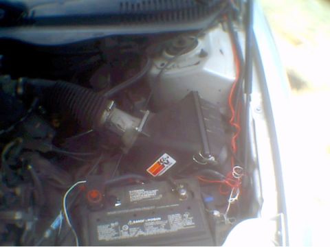 1997 Ford Taurus - Here's just my standard airbox that I kept so if someone just pops the hood it looks like it just has a K&N, which helps out when you "aren…