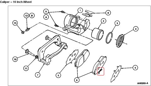1997 Mercury Cougar - This is a diagram illustrating various automotive components with numbered labels for identification.