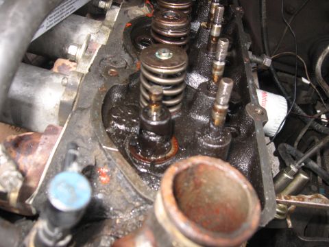 1981 Ford Bronco - More broken and brittle original valve seals.