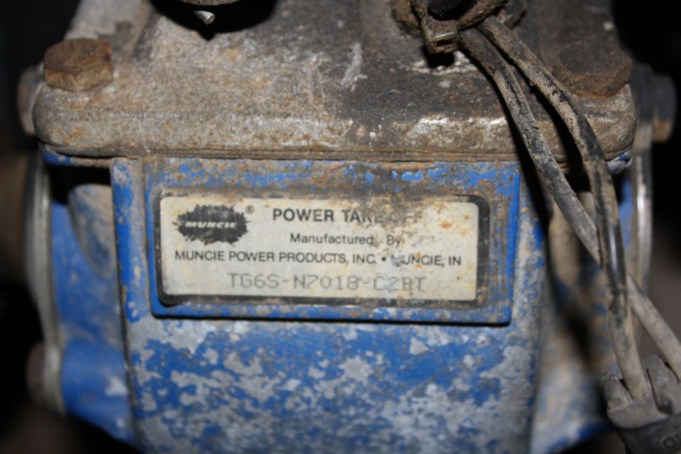 Muncie Power Take-Off unit with part number TG6S-N7018-C2BT