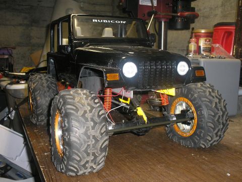 1994 Ford Escort - This is a remote-controlled Jeep Wrangler Rubicon model, not a 1994 Ford Escort.