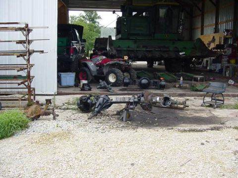 1992 Ford Bronco - all the junk laying around