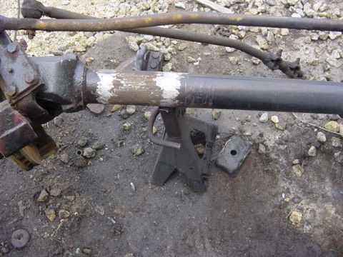 1992 Ford Bronco - grinded fatory crap off