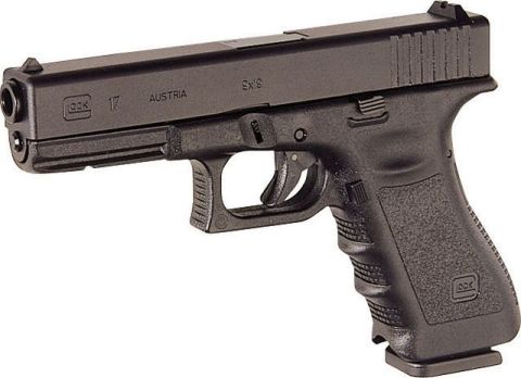 1991 Ford LTD Crown Victoria - Glock 17 pistol, made in Austria, chambered in 9x19mm.
