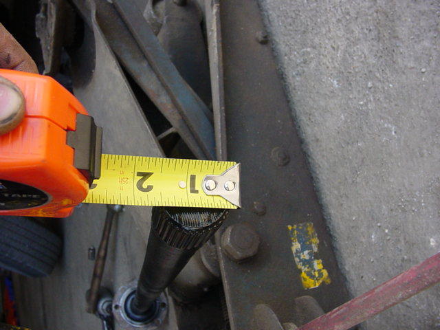 size of shaft