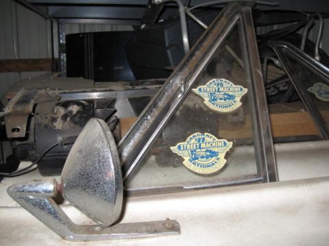 1963 Ford Galaxie - Side mirror and window stickers from the '77 and '78 Car Craft Street Machine Nationals are visible on this vehicle.