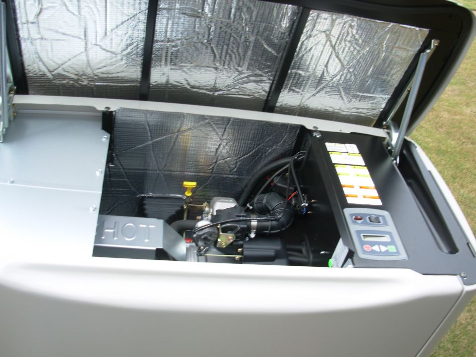 They use the same enclosure for several larger units, so this one looks sort of empty.