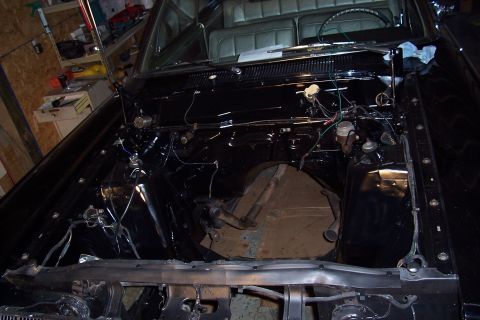 1966 Mercury Comet - Repainted engine bay awaiting rebuilt/warmed 390