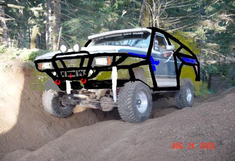 1989 Ford Bronco - Just messing around.........