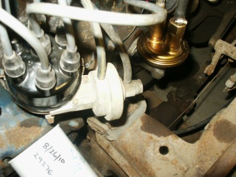 1966 Ford Bronco - advance and retard distributor I would guess. which one is advance and which is retard?